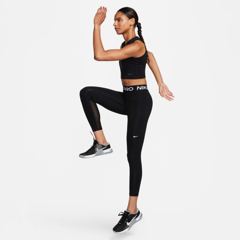 ❤️‍🔥 Nike Pro 365 7/8 Tights XS Black Dri-Fit Mid Rise Compression Leggings NWOT